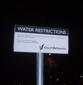 Vízhiány miatt a szökűkút zárva